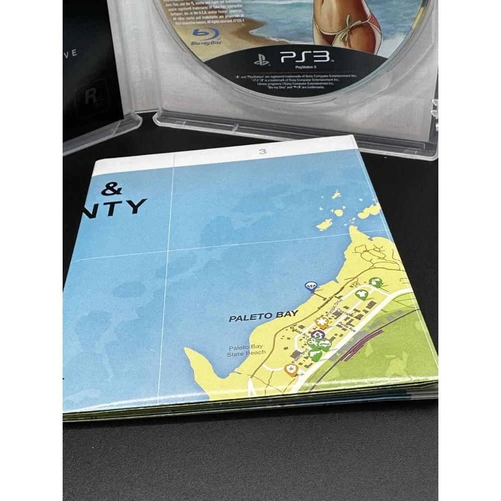 PS3 GTA V Grand Theft Auto V 2013‎ Complete With Manual And Paperwork READ